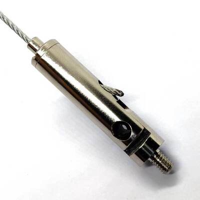 निलंबित छत आयोजक तार रस्सी क्लैंपिंग ग्रिपर्स के लिए स्टेनलेस स्टील केबल ग्रिपर बाहरी थ्रेड शामिल