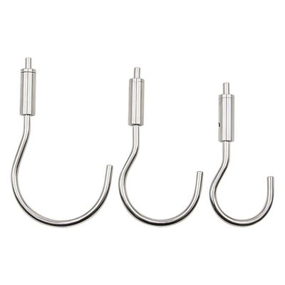 High Quality Brass Cable Gripper Adjustable Suspension Hook Hardware Fitting Ceiling Suspension System Light Sign Hanging Clamp