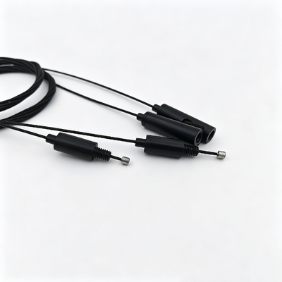 OEM Custom Black Adjustable Cable Gripper Wire Rope Hanging Hardware Kit Indoor Ceiling Lamp Suspension Fitting Accessory
