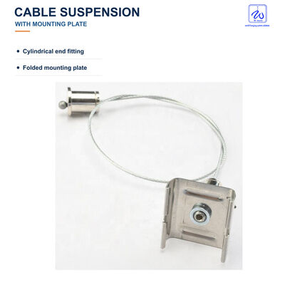 Cable Suspension Assembly with Formed Mounting Plate
