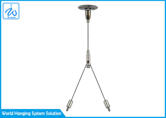 क्रॉस केबल पेंडेंट लाइट वायरिंग किट, 1.5mm केबल OD एलईडी पेंडेंट लाइट किट