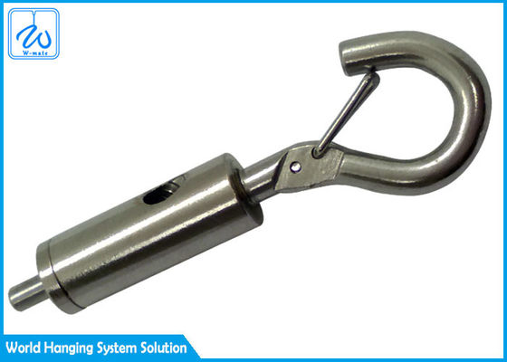Brass Material Wire Cable Grippers With Hooks For Light Hanging System