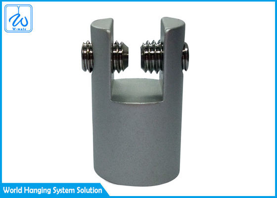 एसजीएस आर्ट केबल हैंगिंग सिस्टम गैलरी हैंगिंग सिस्टम के लिए स्टील वायर रोप के साथ ऐक्रेलिक क्लैंप