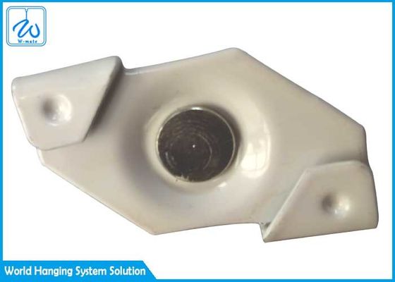 ट्रैक लाइटिंग लगाने के लिए सफेद सस्पेंड सीलिंग क्लिप टी बार क्लिप