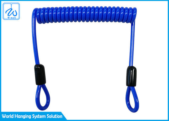 100 सेमी 7x7 लेपित PU एक्सटेंशन स्प्रिंग सुरक्षा केबल