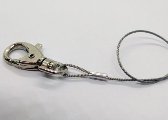 1x19 स्टेनलेस स्टील वायर रोप स्लिंग 6mm केबल माउंट फ्री हैंगिंग