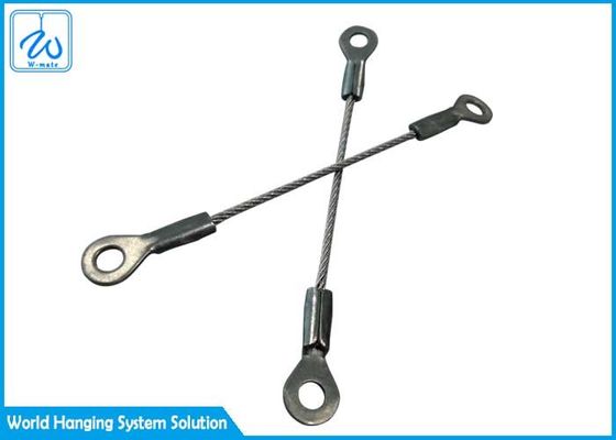 1x19 स्टेनलेस स्टील वायर रोप स्लिंग 6mm केबल माउंट फ्री हैंगिंग