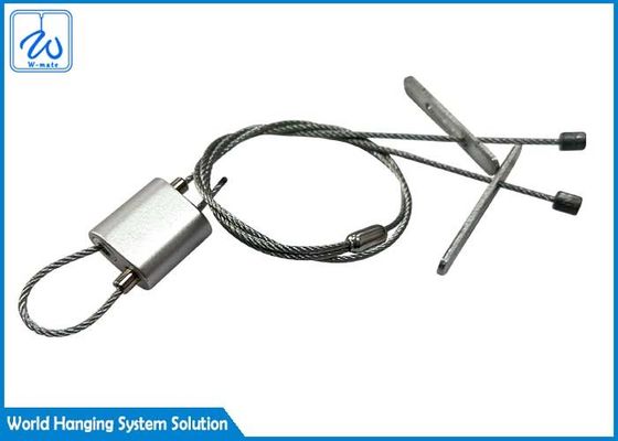 साइनेज सिस्टम के लिए एडजस्टेबल डबल लूप एयरक्राफ्ट केबल ग्रिपर