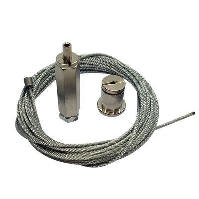 केबल सस्पेंशन असेंबली हैंगिंग स्टील वायर रोप स्टॉपर सीलिंग अटैचमेंट फॉर एलईडी पैनल लाइट