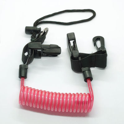 लाल घुमावदार केबल टूल लैंयार्ड स्प्रिंग टूल घुमावदार लैंयार्ड टेदर गिरने के लिए गिरफ्तारी retractable टूल लैंयार्ड