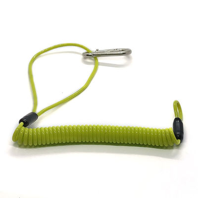 वायर कॉइल लैंयार्ड टूल लैंयार्ड रिट्रेक्टेबल हार्ड हैट टेदर स्प्रिंग लैंयार्ड