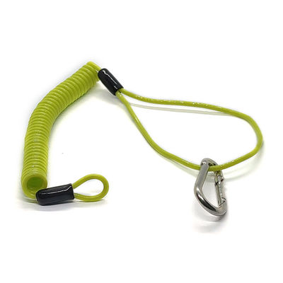 वायर कॉइल लैंयार्ड टूल लैंयार्ड रिट्रेक्टेबल हार्ड हैट टेदर स्प्रिंग लैंयार्ड