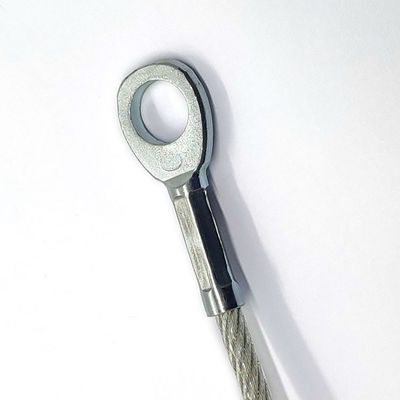 स्टेनलेस स्टील तार रस्सी आँखों टर्मिनल लैनयार्ड सुरक्षा बेल्ट