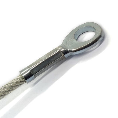 स्टेनलेस स्टील तार रस्सी आँखों टर्मिनल लैनयार्ड सुरक्षा बेल्ट