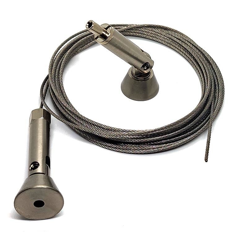 Top Quality Wire Ceiling Gripper Cable Fastening Curtain Tensioner With Screw And Anchor