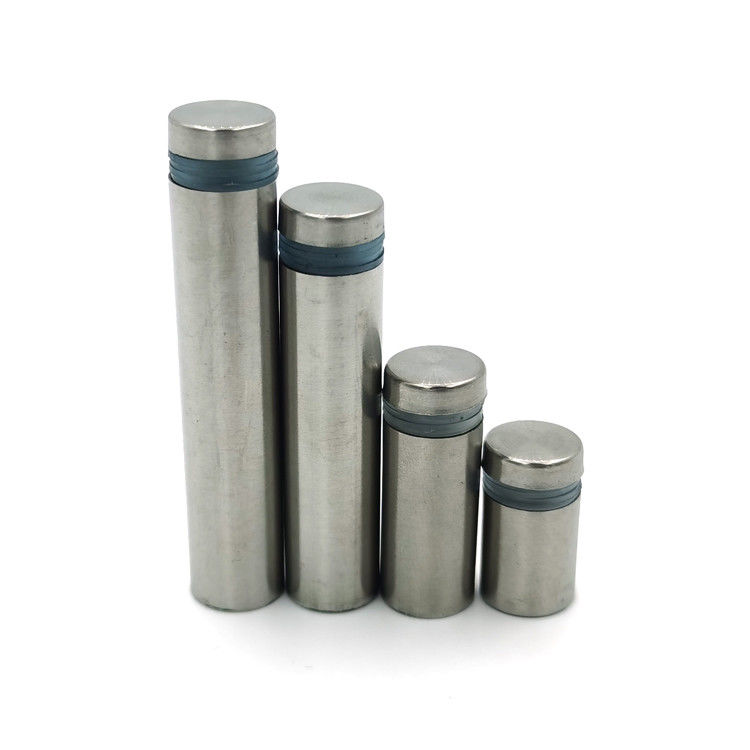 स्टेनलेस स्टील 316 वॉल साइन स्टैंडऑफ़ माउंटिंग हार्डवेयर स्टैंडऑफ़ कैप साइन होल्डर ऐक्रेलिक डिस्प्ले के लिए