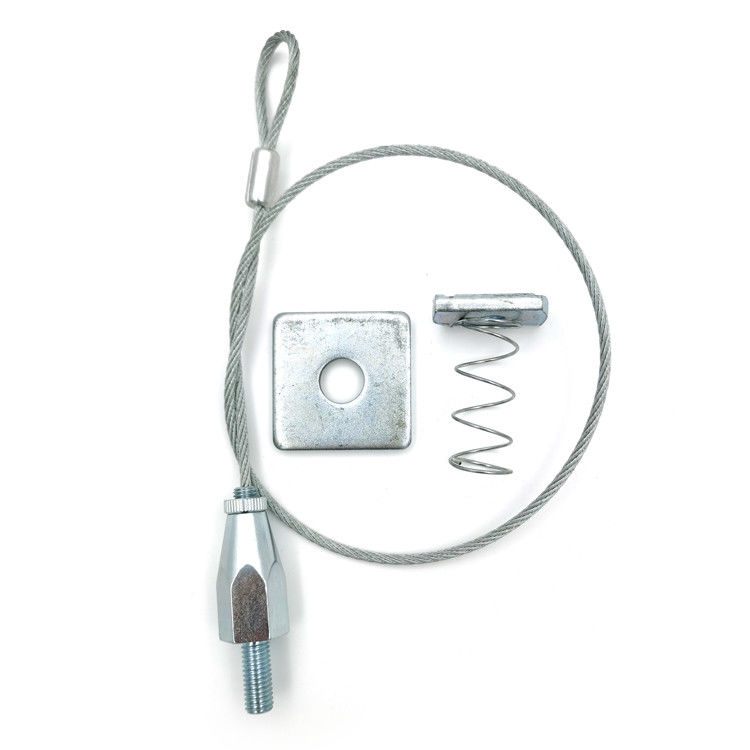 स्टेनलेस स्टील तार रस्सी eyelets और ग्रिपर केबल हैंगर के साथ समर्थन निर्धारण निलंबन लटकन किट