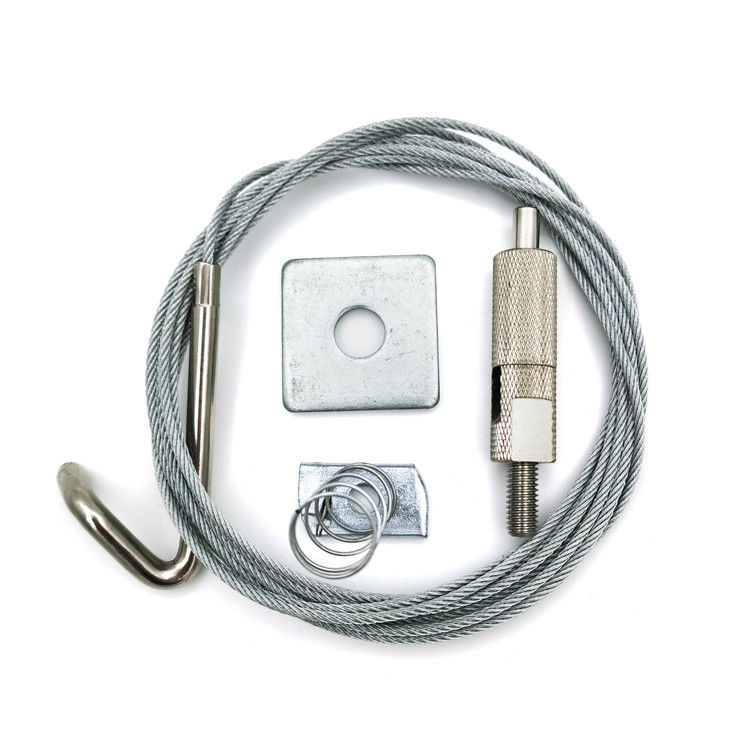 फ्लेमिश आई वायर रोप स्लिंग और वायर सीलिंग ग्रिपर के साथ सपोर्टेज फिक्सेशन 3 इंच सस्पेंशन किट
