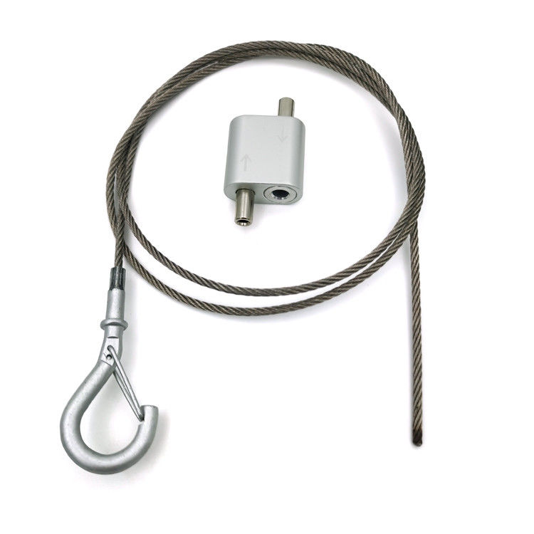 Looping Cable Gripper With A Snap Hook Hanging Wire Systems For Ventilation Duct Wire Rope Size 3.0*4500MM