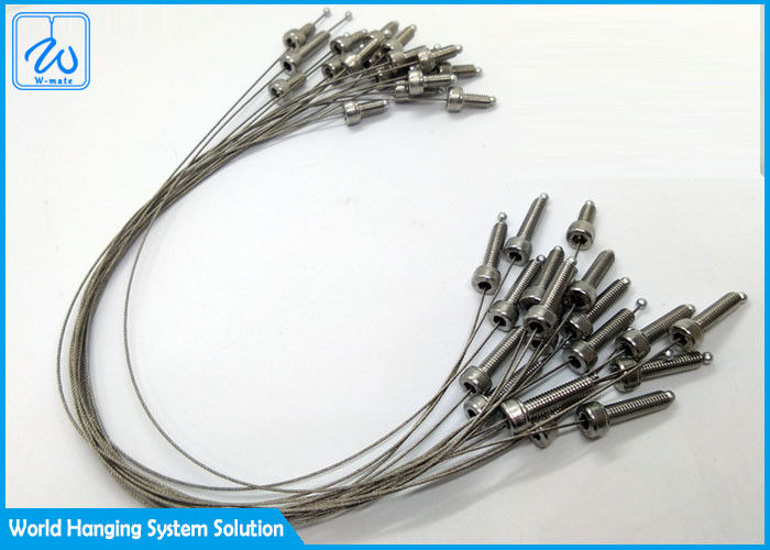 Customizable 7x7 Stainless Steel Wire Rope With Screw 0.8mm For Hanging Lighting