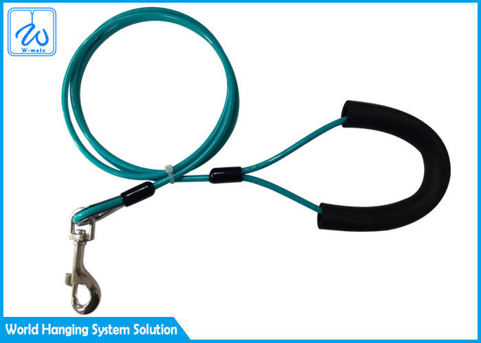 माइटी पॉव च्यू प्रूफ डॉग लीश विथ कोटेड स्टील केबल एंड सॉफ्ट पैडेड हैंडल