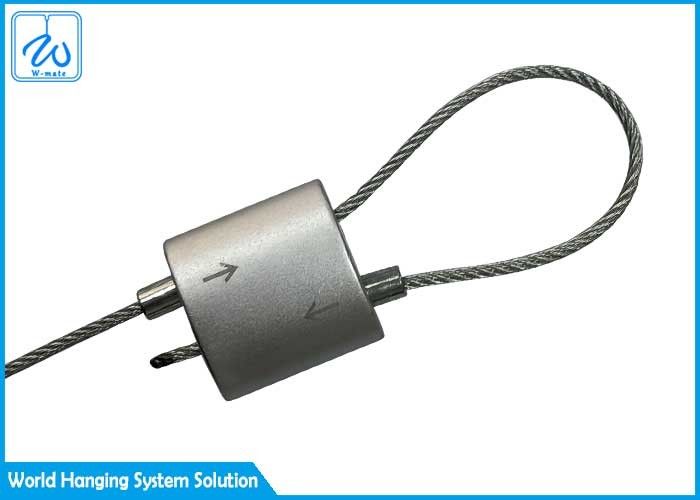 1.0 - 2.0 मिमी स्टील वायर के लिए लूप केबल हैंगर सेट को हटाना आसान