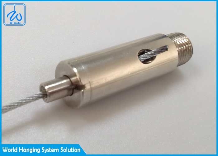 प्रकाश निलंबन के लिए जस्ती ड्रॉप फोल्डेड स्टेनलेस 1.5 मिमी तार रस्सी क्लिप