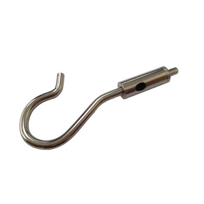 1/32” – 1mm 7 × 7 या 7 × 19 एयरक्राफ्ट केबल के साथ उपयोग के लिए हुक ग्रिपर