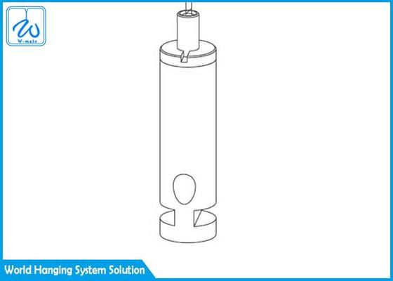 स्वयं लॉक होने वाले 7x19 पीतल 3x3mm स्लॉट वायर केबल ग्रिपर