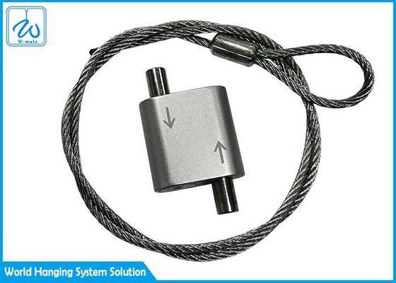 स्टील वायर रस्सी के लिए समायोज्य पीतल केबल लूप लॉक