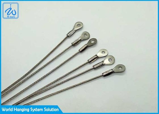 निलंबन प्रणालियों के लिए नायलॉन लेपित स्टेनलेस स्टील तार रस्सी 2.5 मिमी